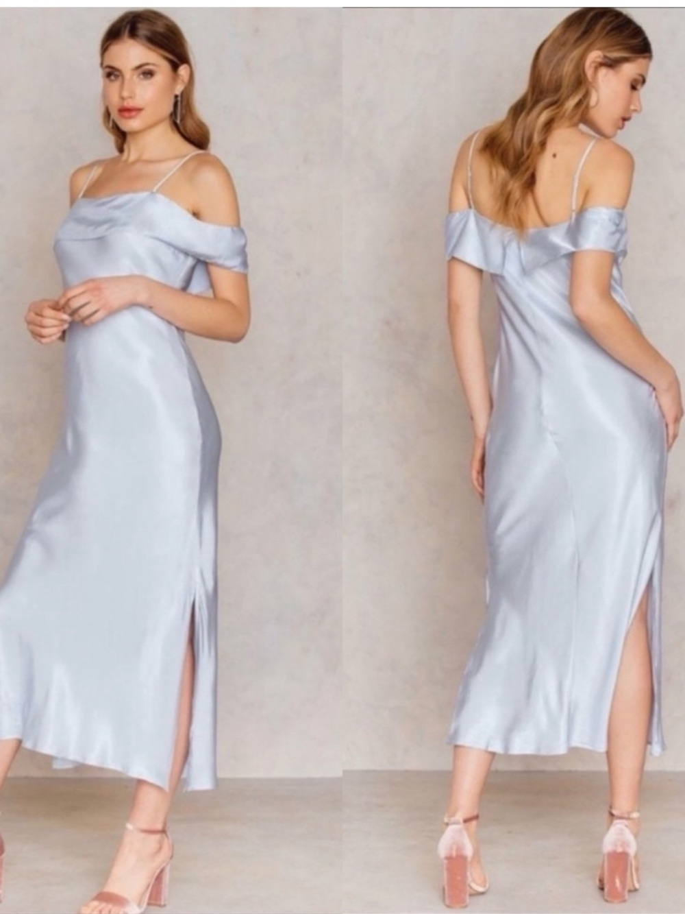 Bardot Satin Slip Dress